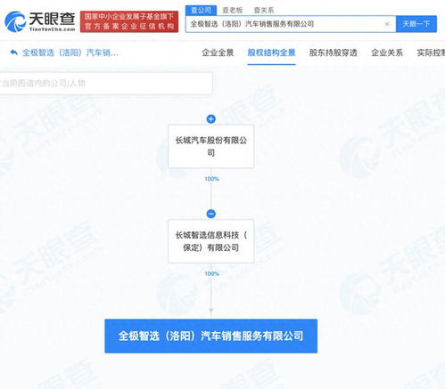長城汽車在洛陽成立銷售新公司，拓展信息咨詢服務
