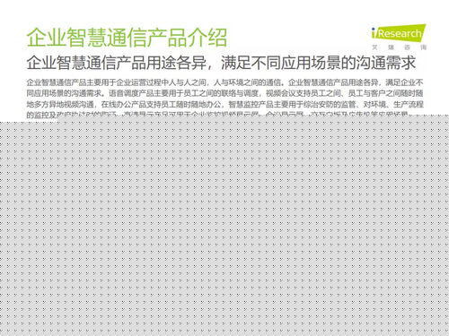 2021年中國企業智慧通信產品研究報告